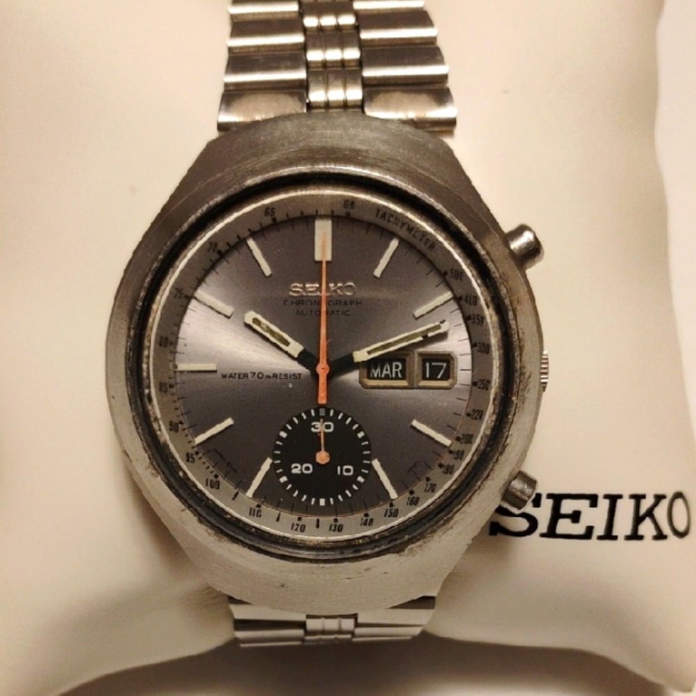 Seiko Silver/Grey Darth Vader